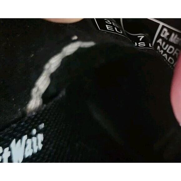 Dr. Martens Women's 1461 Audrick Quad Platform Grey Nappa Lux Leather US 7 - Picture 6 of 6